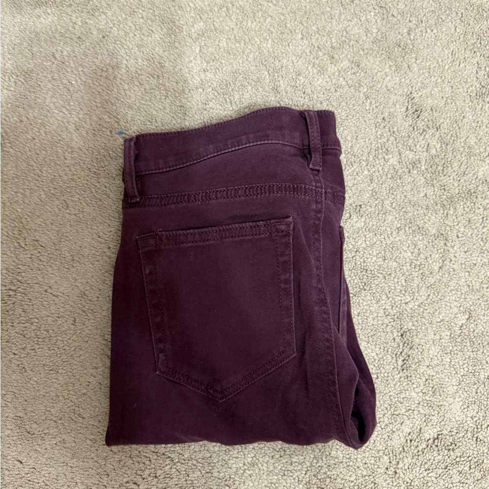 Women's Burgundy Jeans